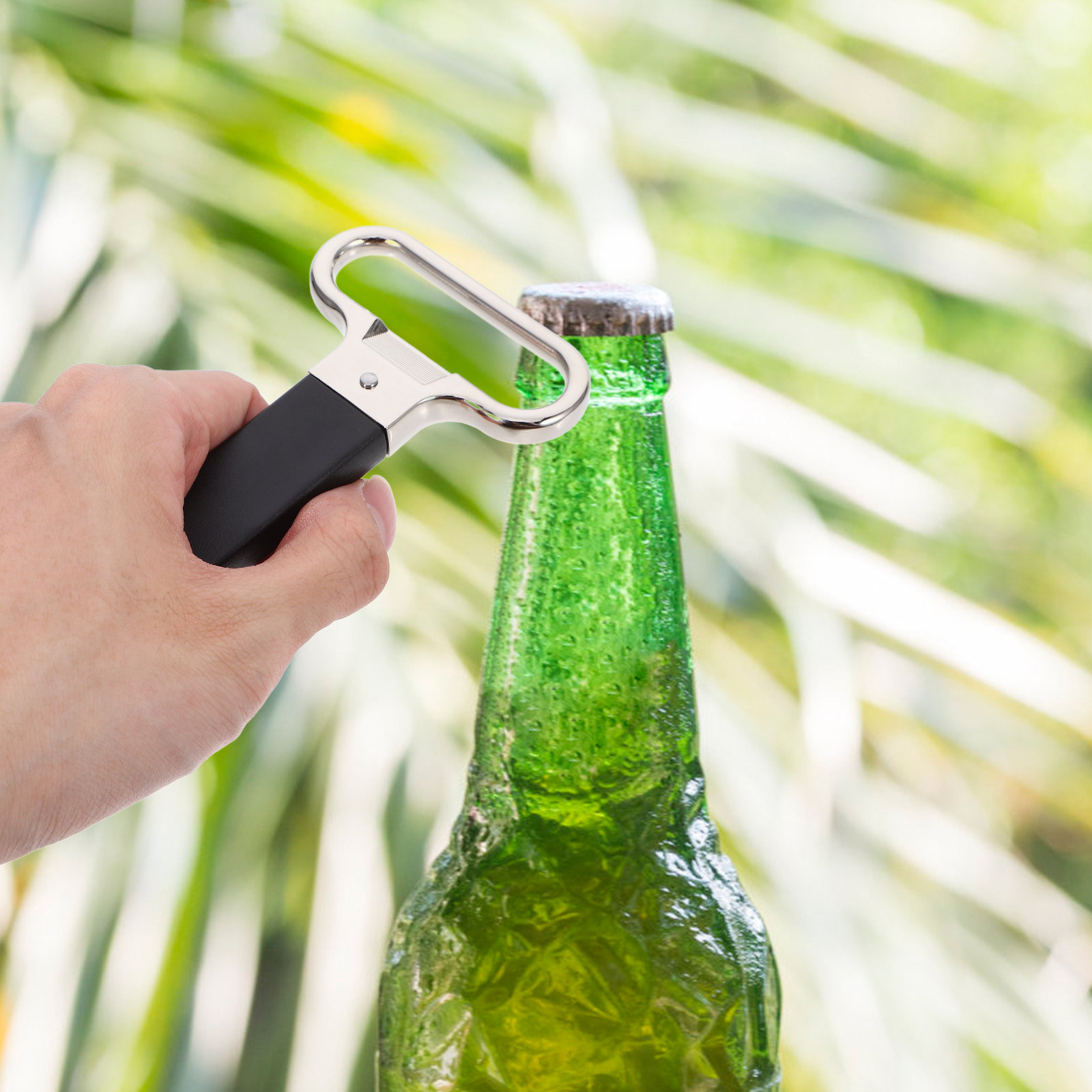 Kitchen Home Gadgets - Zinc Alloy Multi-Purpose Bottle Opener Opens