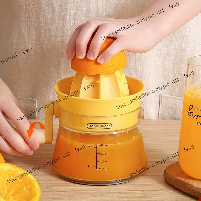 Kitchen Gadgets Juicer - Manual Juicer with Built-in Measure, Hand