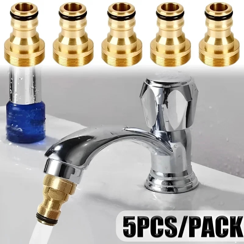 Kitchen Gadgets Blender - 1/2/5PCS Universal Tap Kitchen Adapters Brass