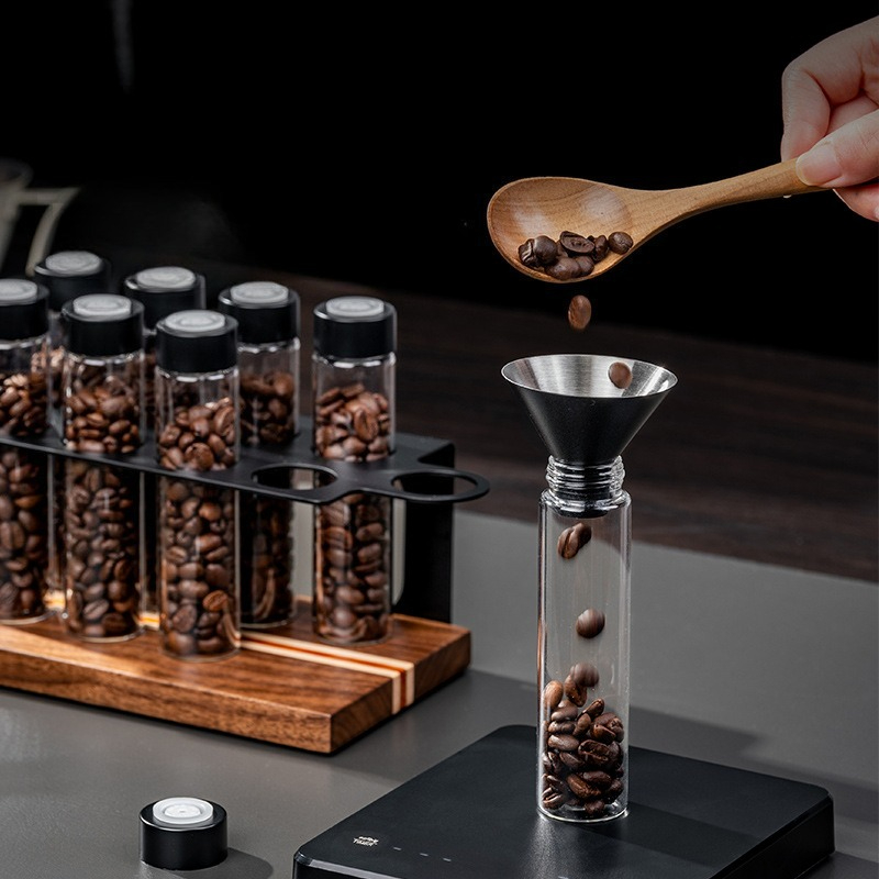 JUSTINLAU Glass Coffee Bean St - đánh giá và giá Kitchen Gadgets Organizer