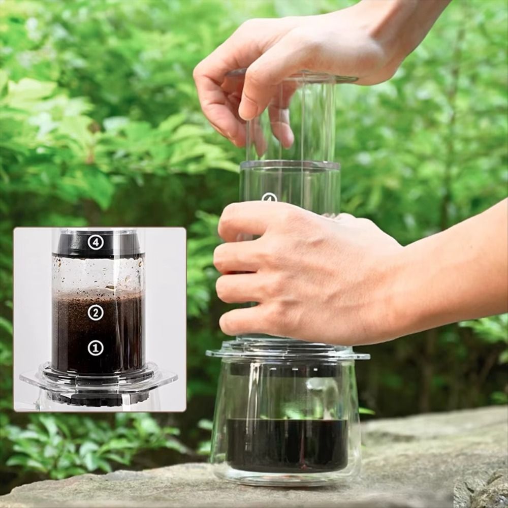 Portable Coffee Kettle French  - đánh giá và giá French Press Coffee Maker