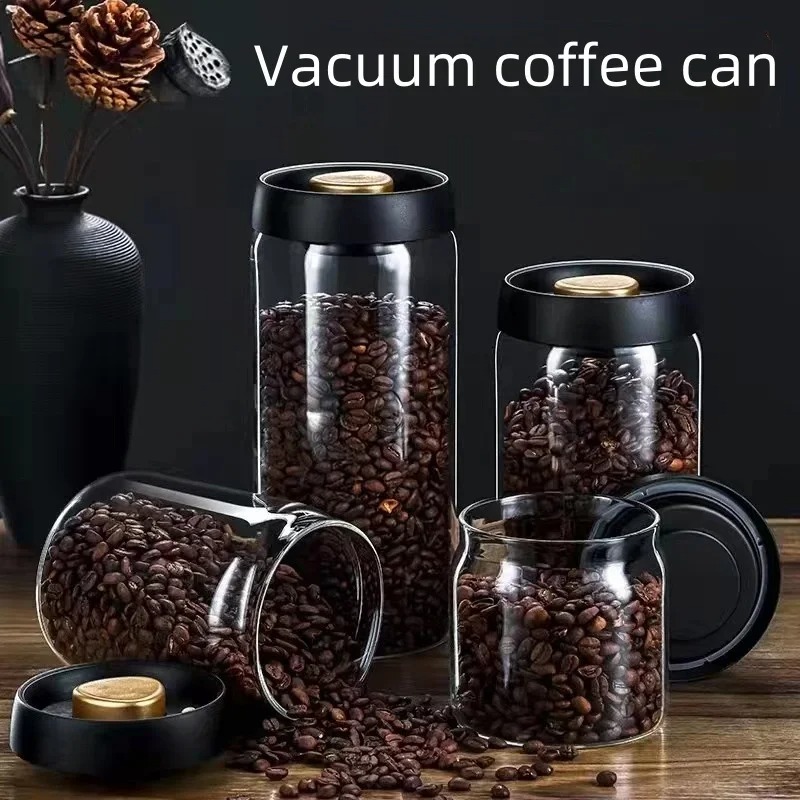 Manual Vacuum Sealed Coffee Ja - đánh giá và giá Kitchen Gadgets Organizer