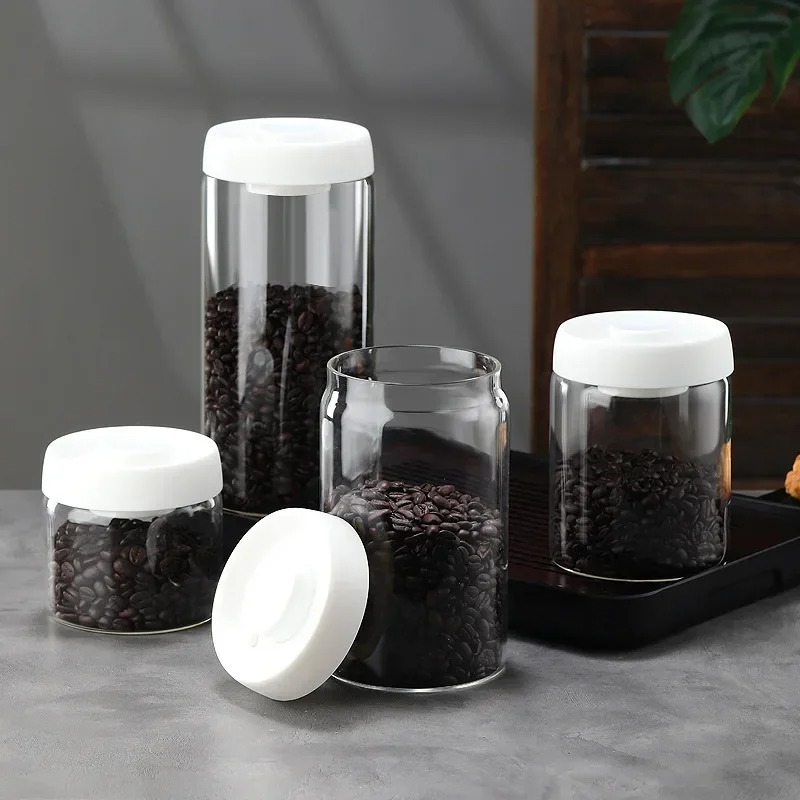 Manual Vacuum Sealed Coffee Ja - đánh giá và giá Kitchen Gadgets Organizer
