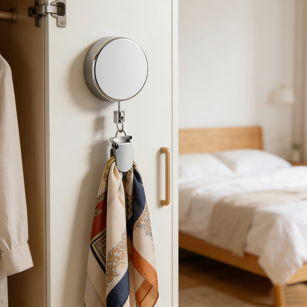 Retractable Towel Clip Holder  - đánh giá và giá Kitchen Gadgets Organizer