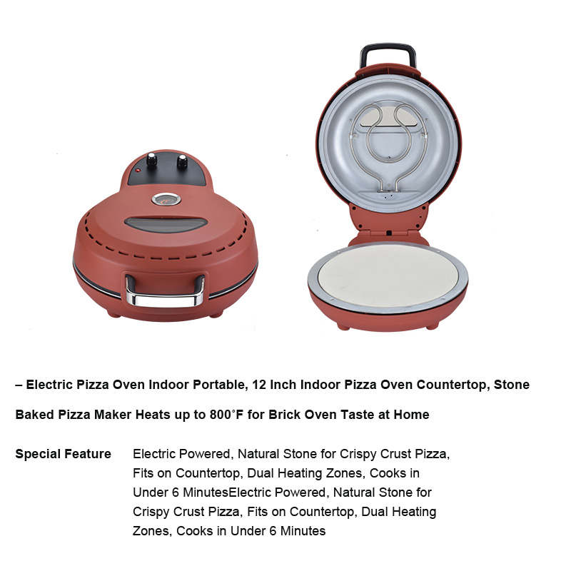 Electric Pizza Oven Indoor Por - đánh giá và giá Pizza Stone Baking