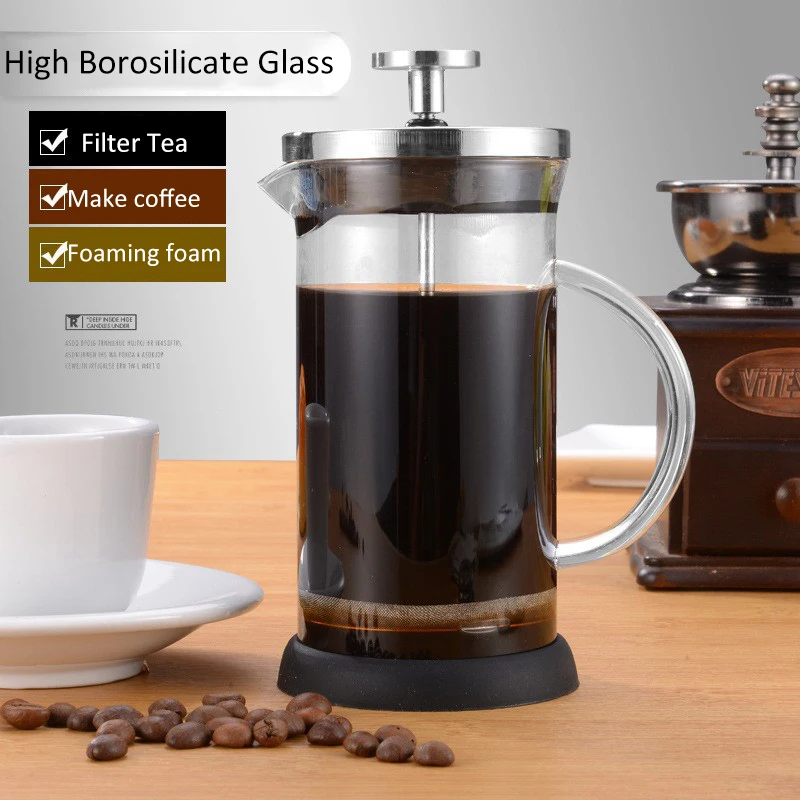 350-1000ml French Press Coffee - đánh giá và giá French Press Coffee Maker