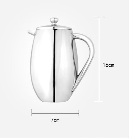 350Ml 800Ml 1000Ml 12Oz Cà Phê - đánh giá và giá French Press Coffee Maker