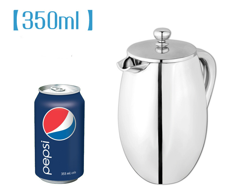 350Ml 800Ml 1000Ml 12Oz Cà Phê - đánh giá và giá French Press Coffee Maker