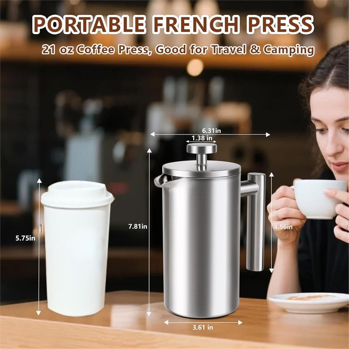 French Press 24 Oz, Premium St - đánh giá và giá French Press Coffee Maker