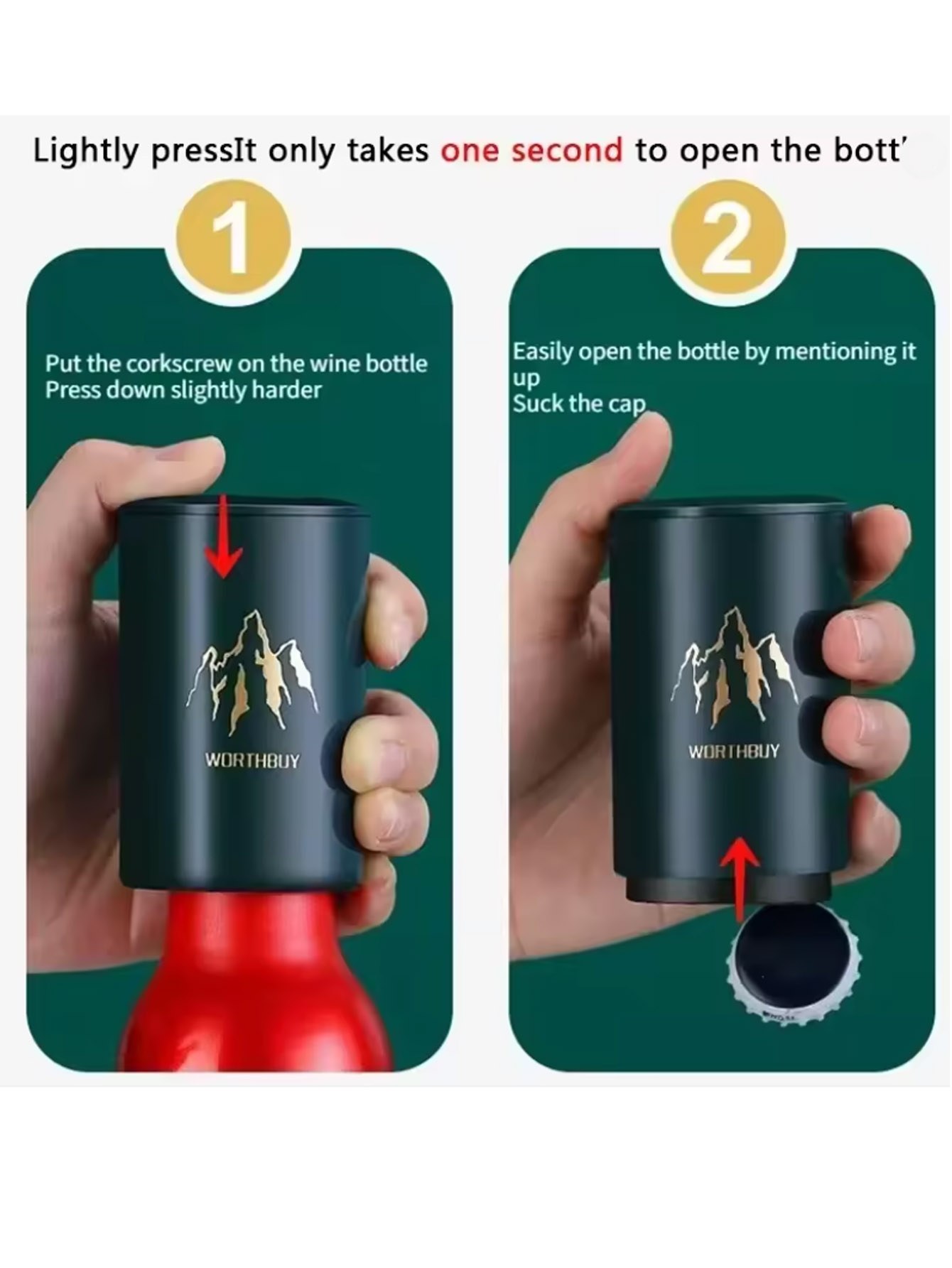1Pcs Automatic Beer Bottle Ope - đánh giá và giá Kitchen Home Gadgets