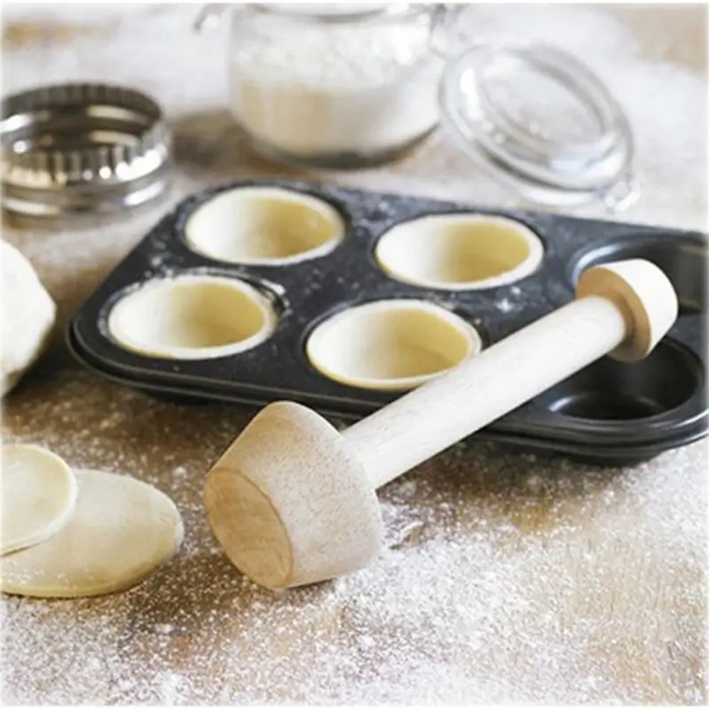 Premium Wooden Egg Tart Mold D - đánh giá và giá Kitchen Gadgets Design