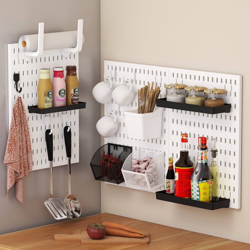 Non Drill Wall Mounted Storage - đánh giá và giá Kitchen Gadgets Organizer