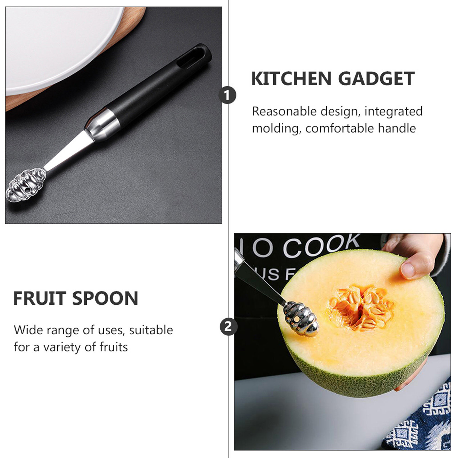 1Pcs Stainless Steel Fruit Sco - đánh giá và giá Kitchen Home Gadgets