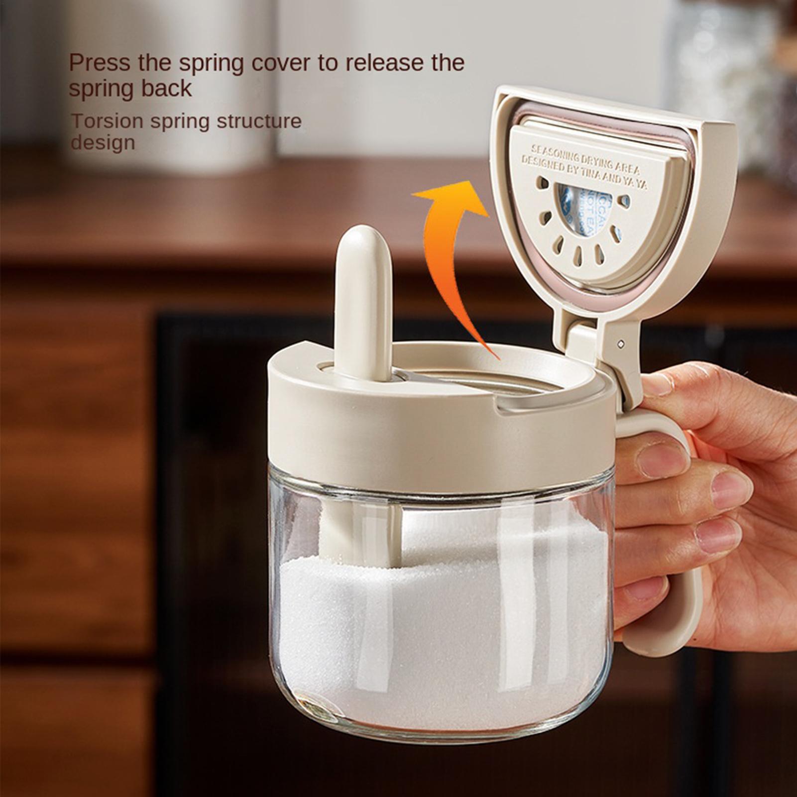 Seasoning Jar Leak-Proof Salt  - đánh giá và giá Kitchen Gadgets Organizer