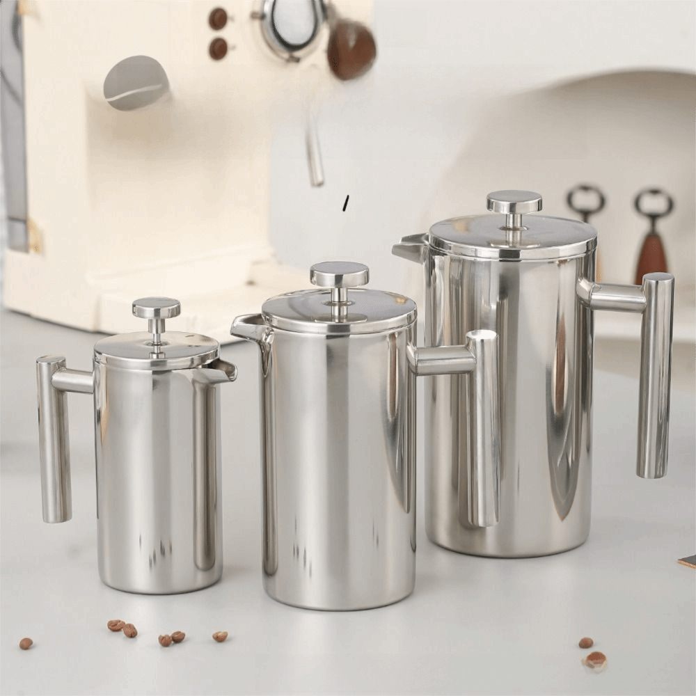 350/600/800/1000/1500ml French - đánh giá và giá French Press Coffee Maker